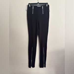 ANTHROPOLOGIE NWT Avec Les Filles Faux Zipper Skinny Moto Pants size XS